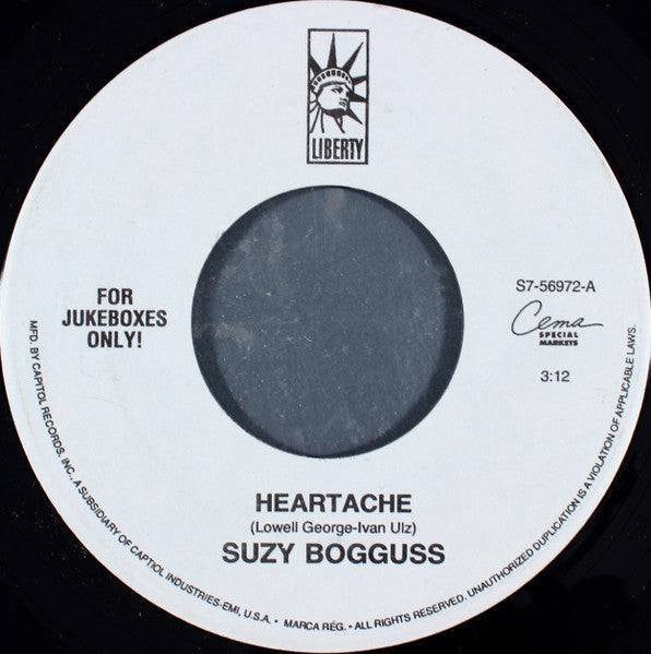 Suzy Bogguss : Heartache (7", Jukebox)