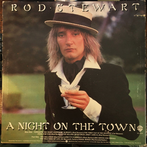 Rod Stewart : A Night On The Town (LP, Album, Win)