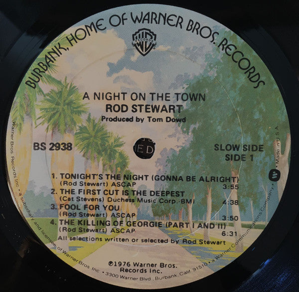 Rod Stewart : A Night On The Town (LP, Album, Win)