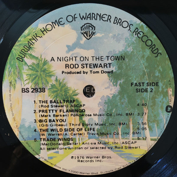 Rod Stewart : A Night On The Town (LP, Album, Win)