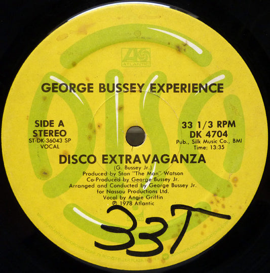 George Bussey Experience : Disco Extravaganza (12", Single)