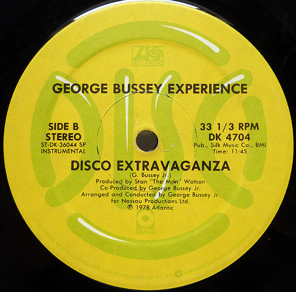George Bussey Experience : Disco Extravaganza (12", Single)