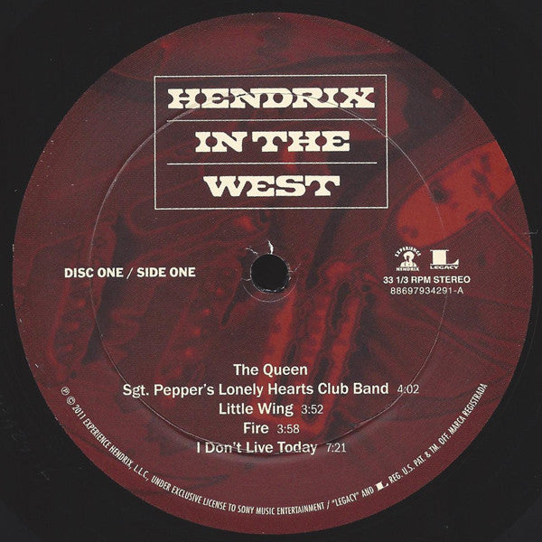 Jimi Hendrix : Hendrix In The West (2xLP, Album, RE)
