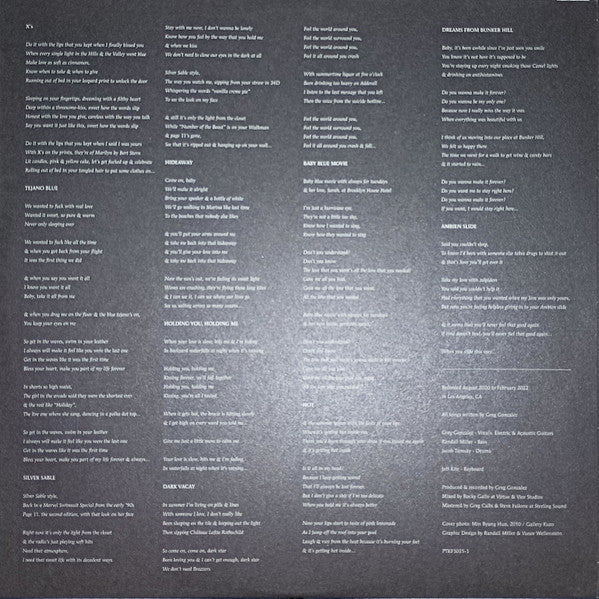 Cigarettes After Sex : X's (LP, Album)