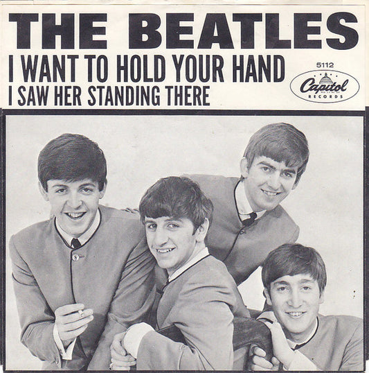 The Beatles : I Want To Hold Your Hand / I Saw Her Standing There (7", Single, Scr)