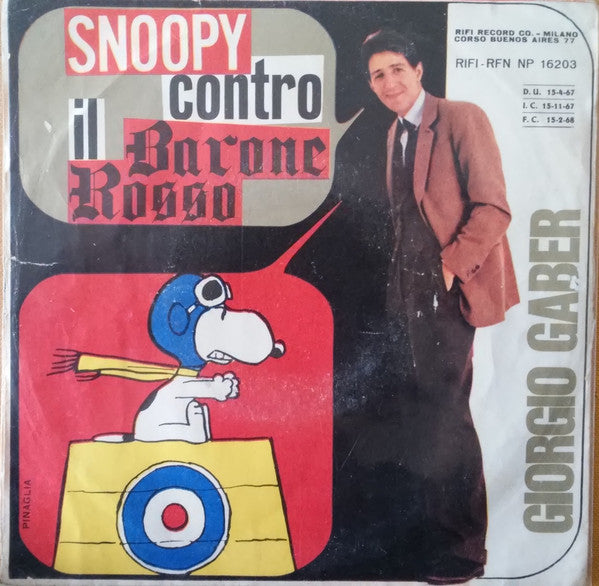 Giorgio Gaber : Gulp Gulp (7")