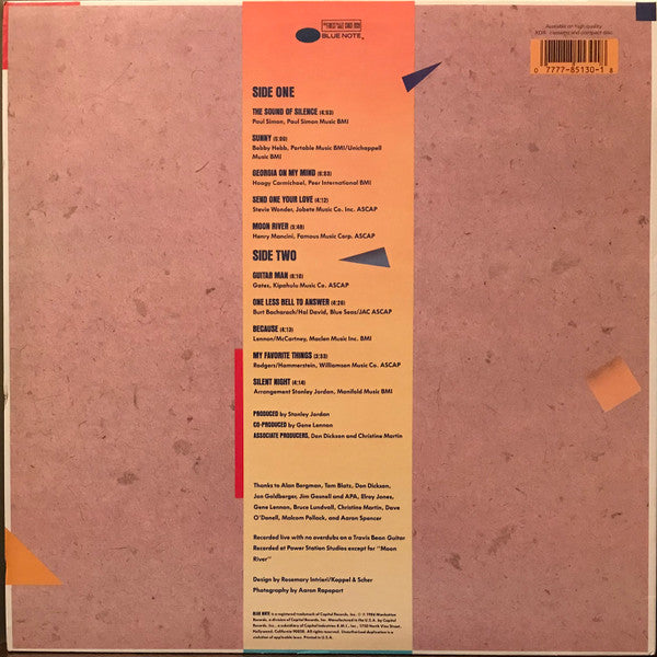 Stanley Jordan : Standards Volume 1 (LP, Album, Spe)