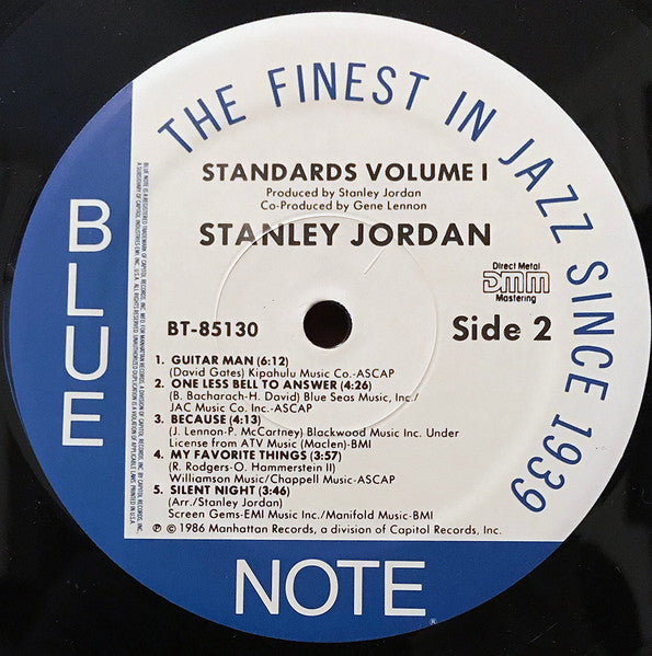 Stanley Jordan : Standards Volume 1 (LP, Album, Spe)