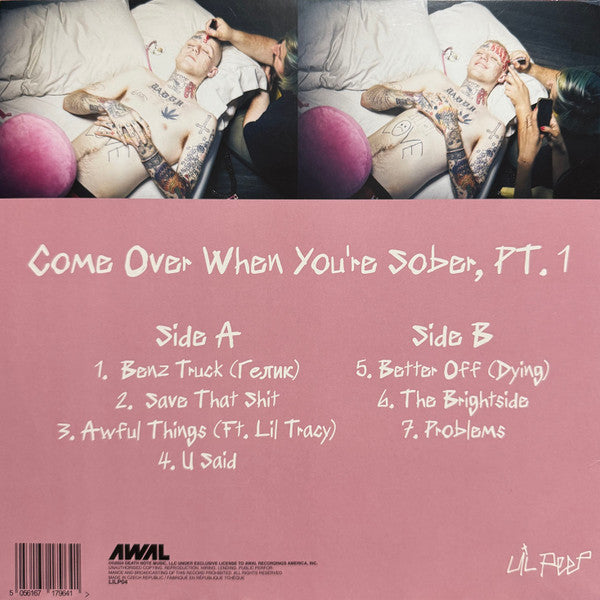 Lil Peep : Come Over When You're Sober, Pt. 1 (12", Album, Cle)