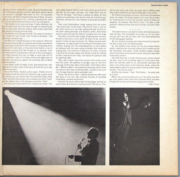 Frank Sinatra With Count Basie & The Orchestra* Arranged & Conducted By Quincy Jones : Sinatra At The Sands (2xLP, Album, Mono, Pit)