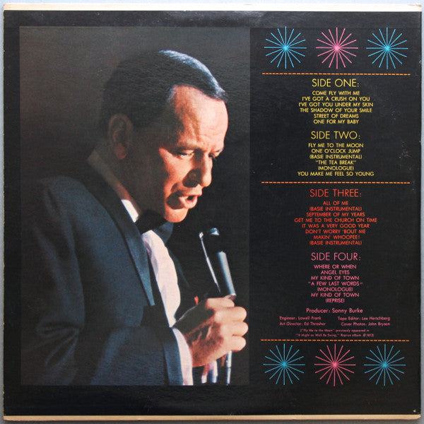 Frank Sinatra With Count Basie & The Orchestra* Arranged & Conducted By Quincy Jones : Sinatra At The Sands (2xLP, Album, Mono, Pit)