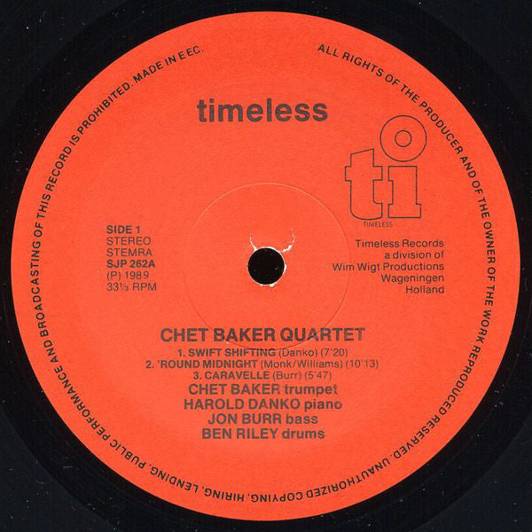 Chet Baker : Cool Cat (LP, Album)