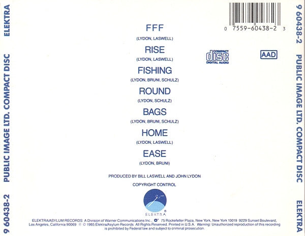 Public Image Ltd.* : Compact Disc (CD, Album, RE)