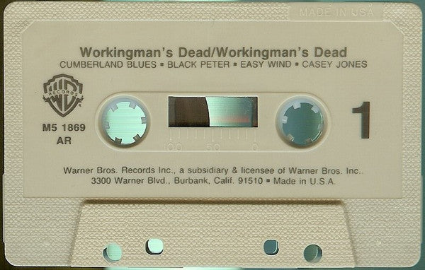 The Grateful Dead : Workingman's Dead (Cass, Album, Club, RE, AR,)