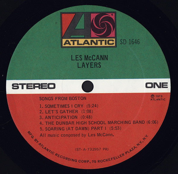 Les McCann : Layers (LP, Album, PR )