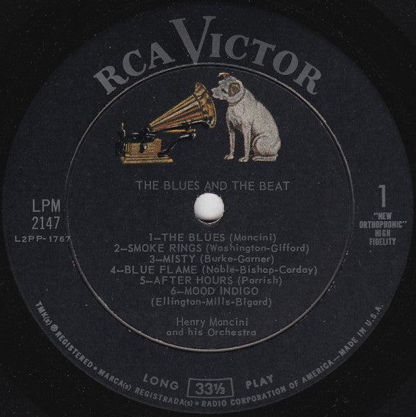 Henry Mancini : The Blues And The Beat (LP, Album, Mono, Ind)