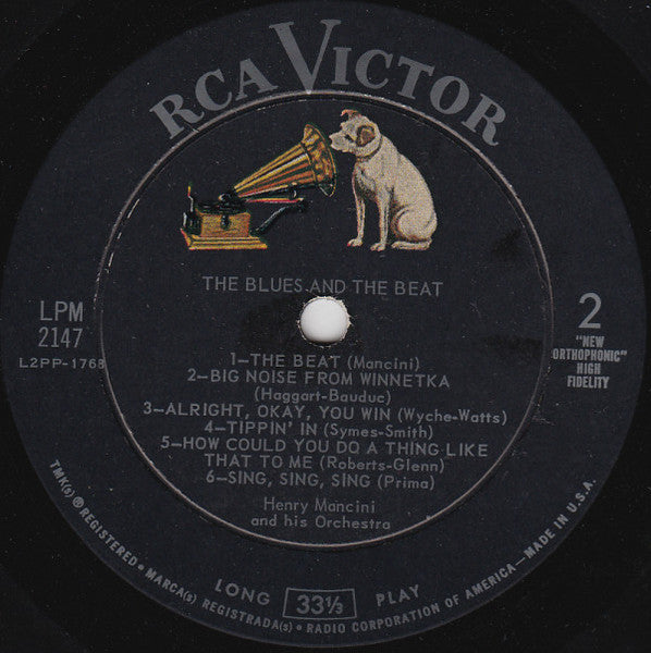 Henry Mancini : The Blues And The Beat (LP, Album, Mono, Ind)