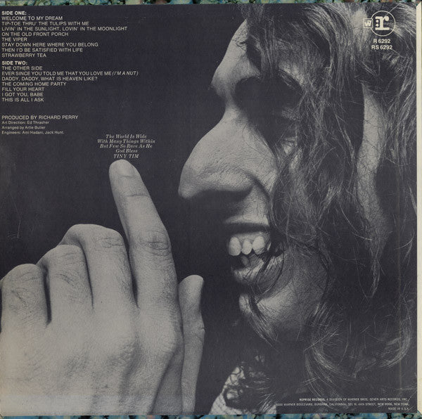 Tiny Tim : God Bless Tiny Tim (LP, Album, Pit)