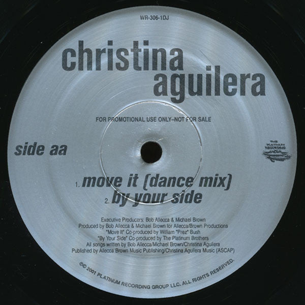 Christina Aguilera : Just Be Free (12", Promo)