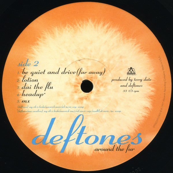 Deftones : Around The Fur (LP, Album, RE, RP, 180)
