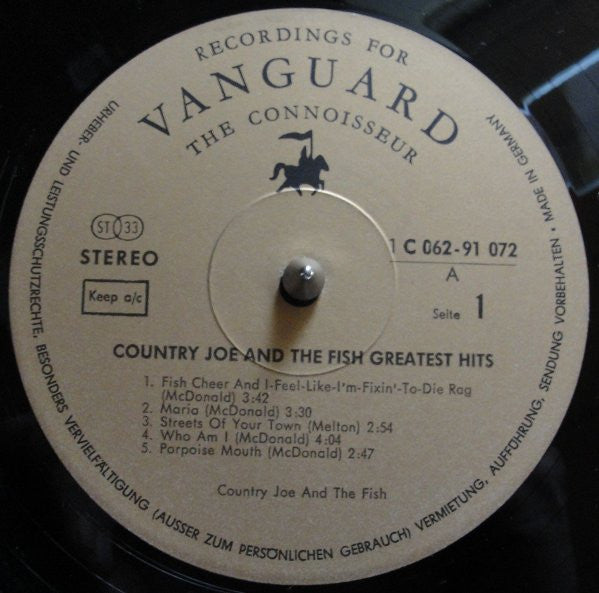 Country Joe & The Fish* : Greatest Hits (LP, Comp)