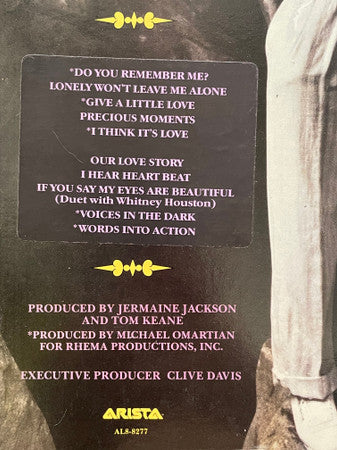 Jermaine Jackson : Precious Moments (LP, Album)