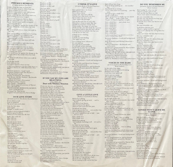 Jermaine Jackson : Precious Moments (LP, Album)