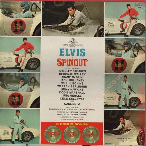 Elvis Presley : Spinout (LP, Album, Mono, Hol)