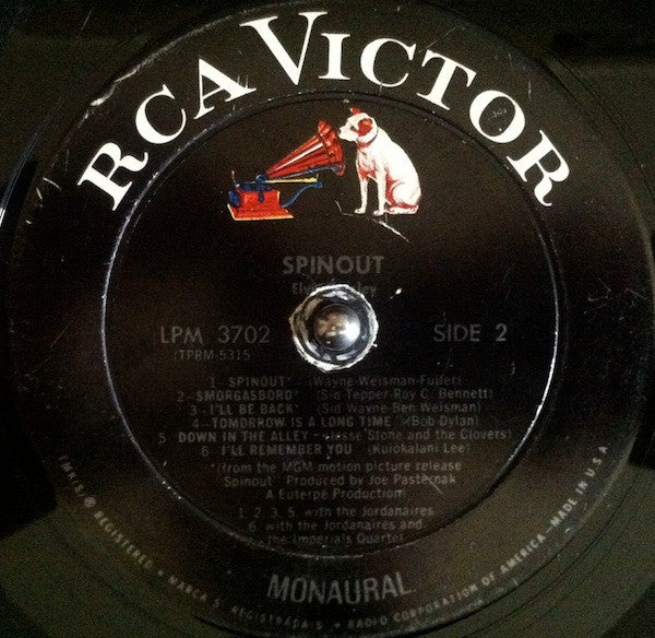Elvis Presley : Spinout (LP, Album, Mono, Hol)