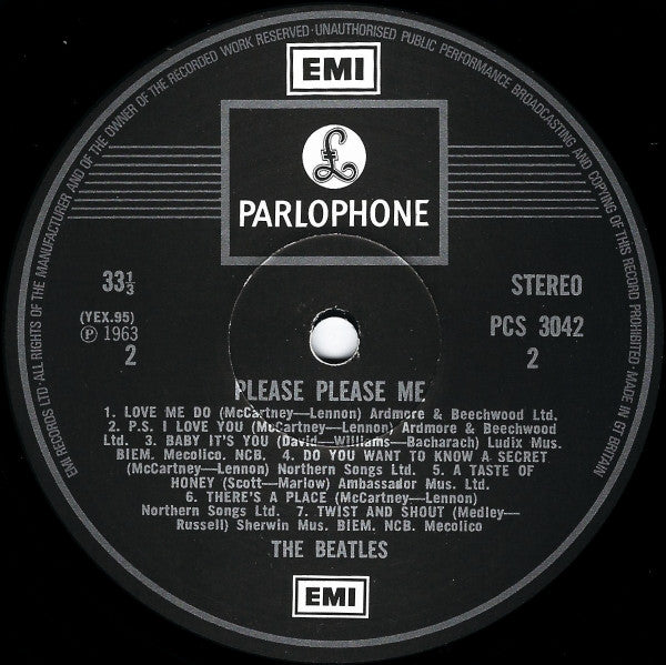 The Beatles : Please Please Me (LP, Album, RE)