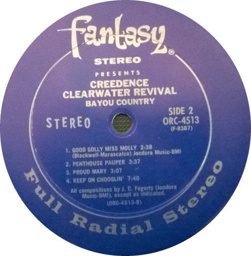 Creedence Clearwater Revival : Bayou Country (LP, Album, RE, Ter)
