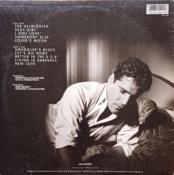 Glenn Frey : The Allnighter (LP, Album)
