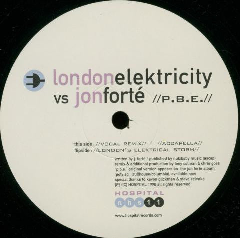 London Elektricity Vs John Forté : P.B.E. (12")