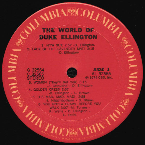 Duke Ellington : The World Of Duke Ellington (2xLP, Album, Comp, Pit)