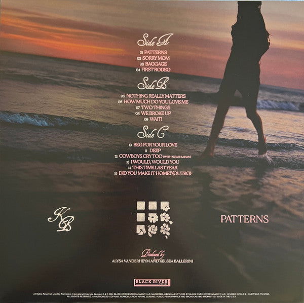 Kelsea Ballerini : Patterns (Album, Ltd, Sat + LP, Whi + LP, S/Sided, Pin)