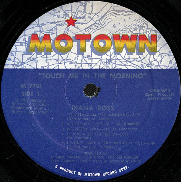 Diana Ross : Touch Me In The Morning (LP, Album)