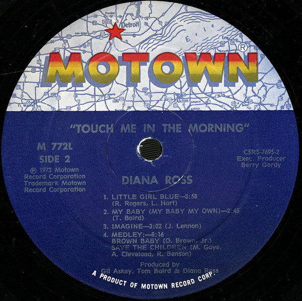 Diana Ross : Touch Me In The Morning (LP, Album)