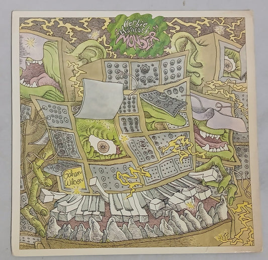 Herbie Hancock : Monster (LP, Album, Pit)