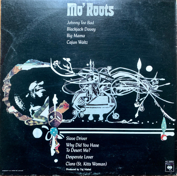 Taj Mahal : Mo' Roots (LP, Album, Pit)