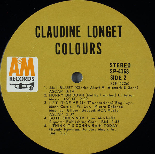 Claudine Longet : Colours (LP, Album, Pit)