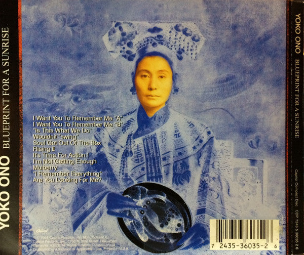 Yoko Ono : Blueprint For A Sunrise (CD, Album)