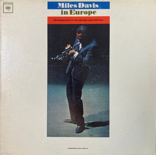 Miles Davis : Miles Davis in Europe (LP, Album, Mono)