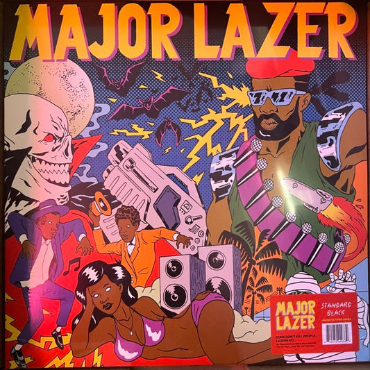 Major Lazer : Guns Don't Kill People... Lazers Do (2xLP, Album, Ltd, RE)