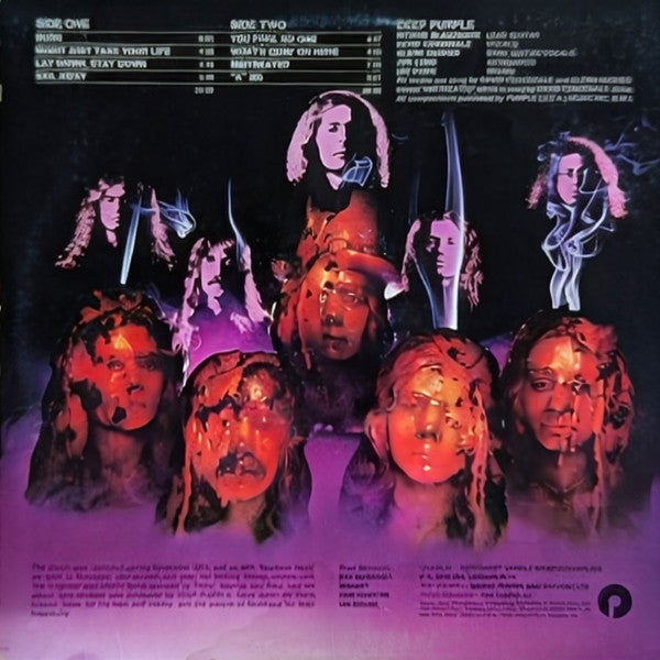 Deep Purple : Burn (LP, Album, Ter)