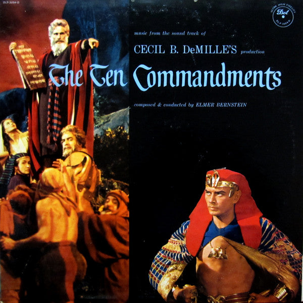 Elmer Bernstein : Music From The Sound Track Of Cecil B. DeMille's "The Ten Commandments" (2xLP, Album, Mono, Gat)