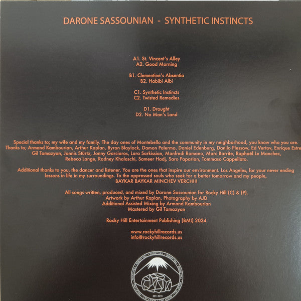 Darone Sassounian : Synthetic Instincts (2xLP, Album)