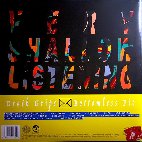 Death Grips : Bottomless Pit (LP, Album, RE)