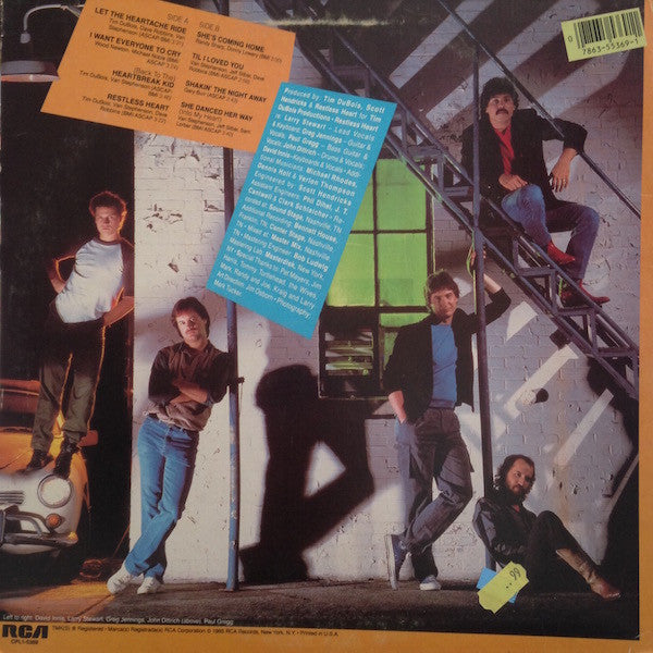 Restless Heart : Restless Heart (LP, Album, Ind)