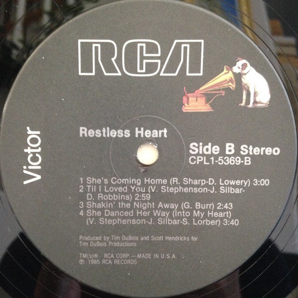Restless Heart : Restless Heart (LP, Album, Ind)