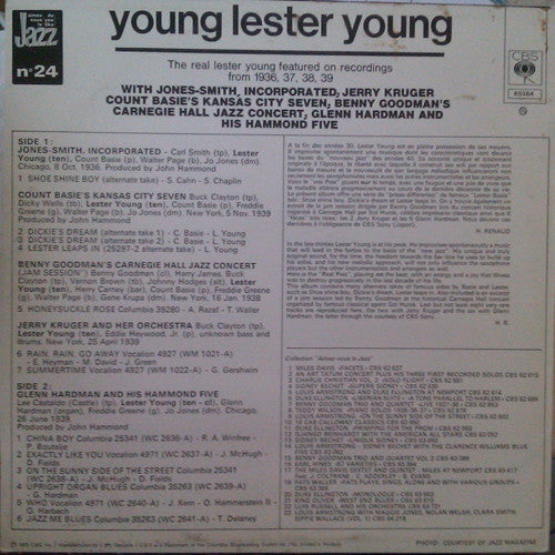 Lester Young : Young Lester Young (LP, Comp)